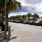 Cars Parked at Ferry Dock in Puerto Rico